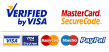 Aceptamos paypal y tarjetas de crédito